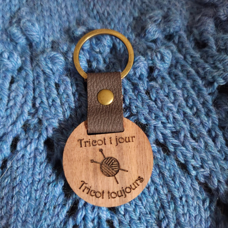 Porte-Clé - Tricot 1 jour Tricot Toujours
