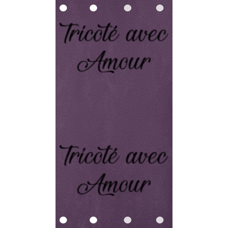 Étiquette - Tricoté avec Amour