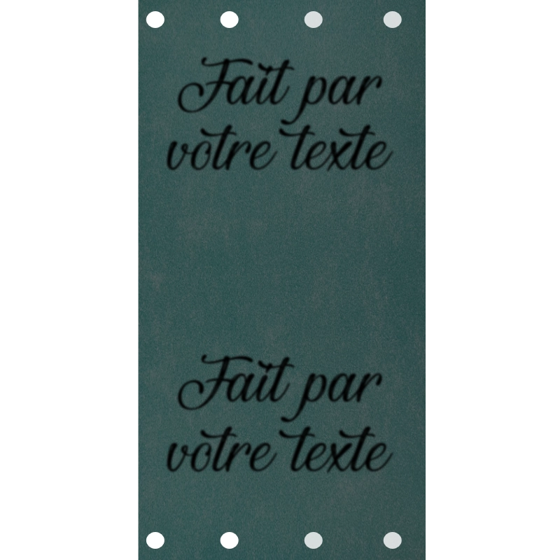 Étiquette - Fait par "Votre texte"