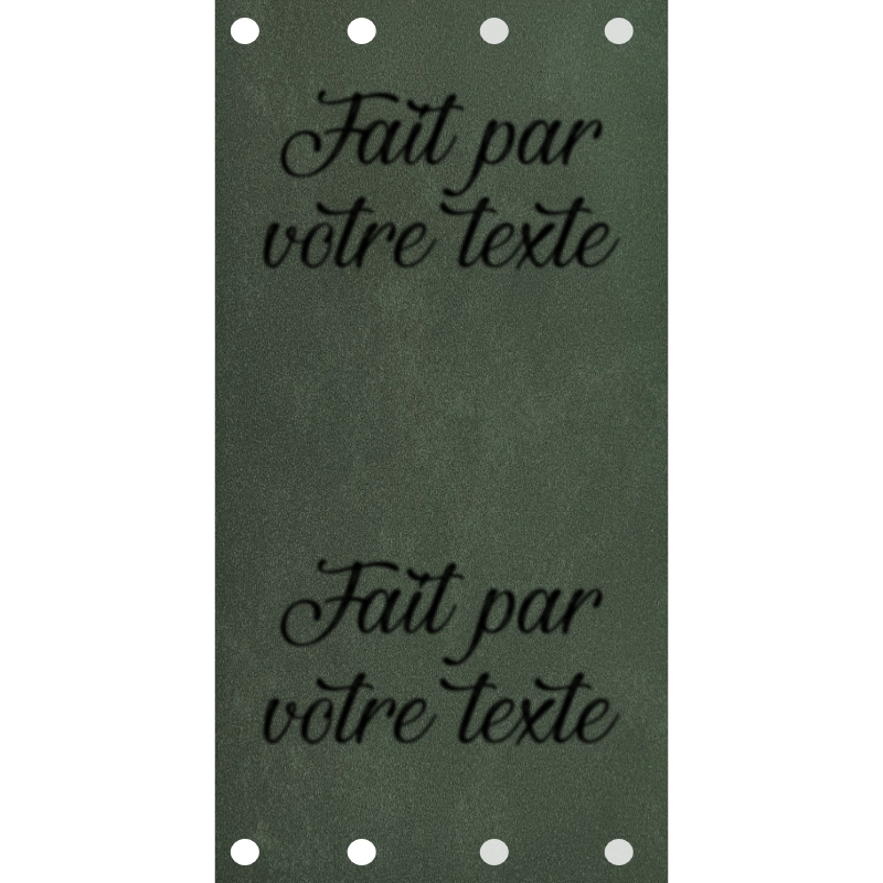 Étiquette - Fait par "Votre texte"