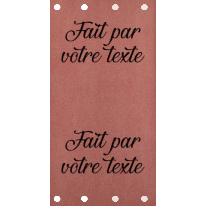 Étiquette - Fait par "Votre texte"