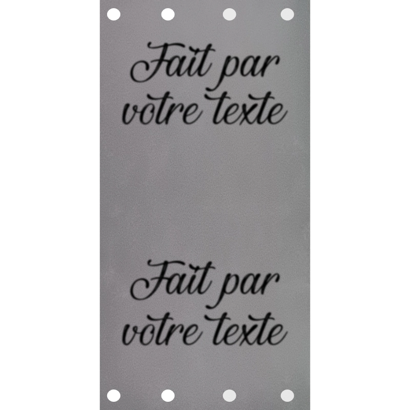 Étiquette - Fait par "Votre texte"