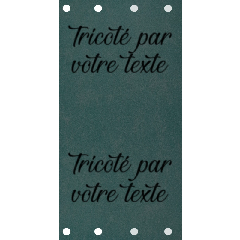 Étiquette - Tricoté par "Votre Texte"