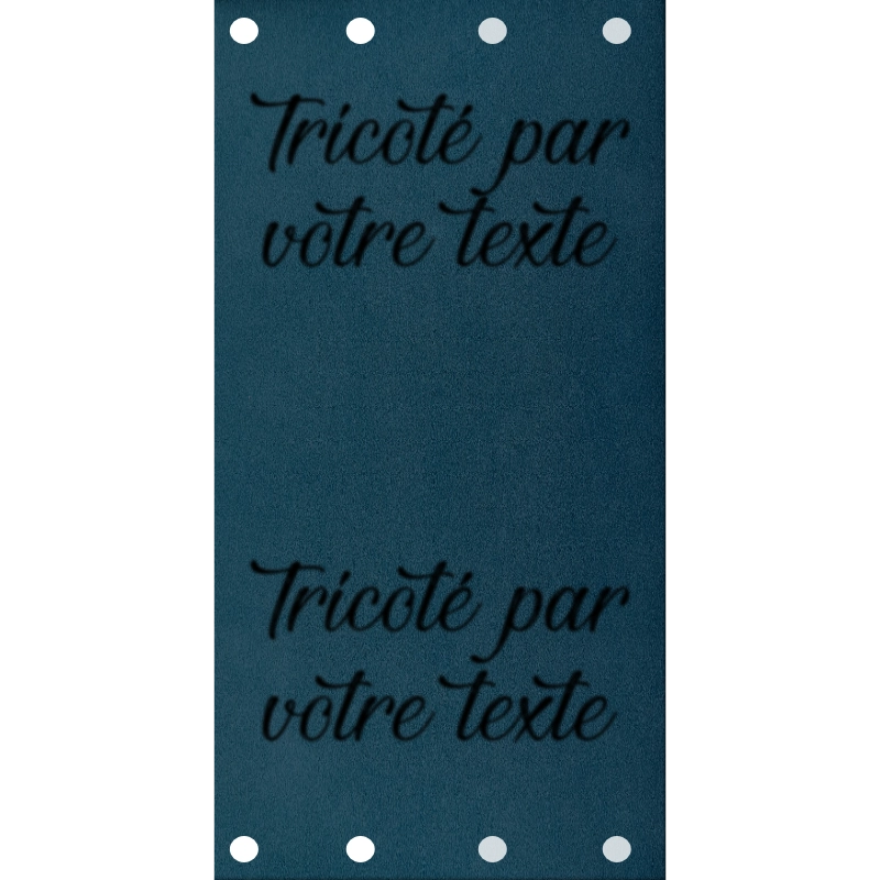 Étiquette - Tricoté par "Votre Texte"