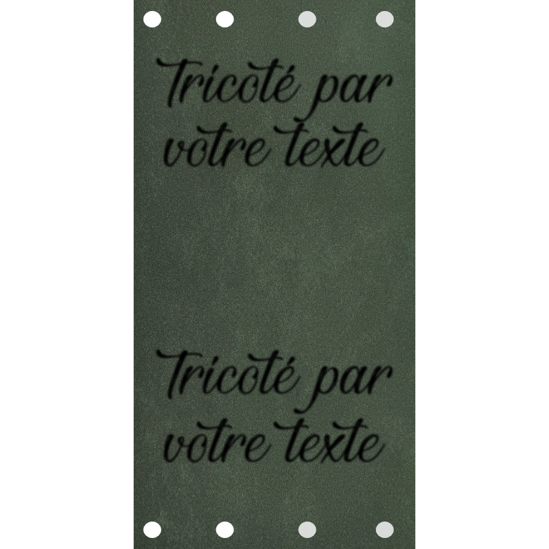 Étiquette - Tricoté par "Votre Texte"