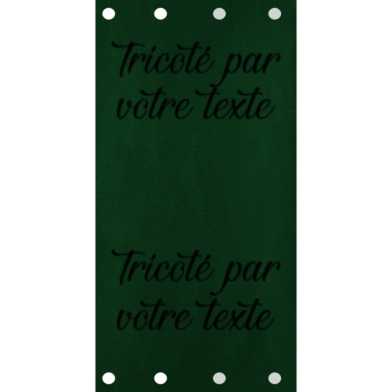 Étiquette - Tricoté par "Votre Texte"