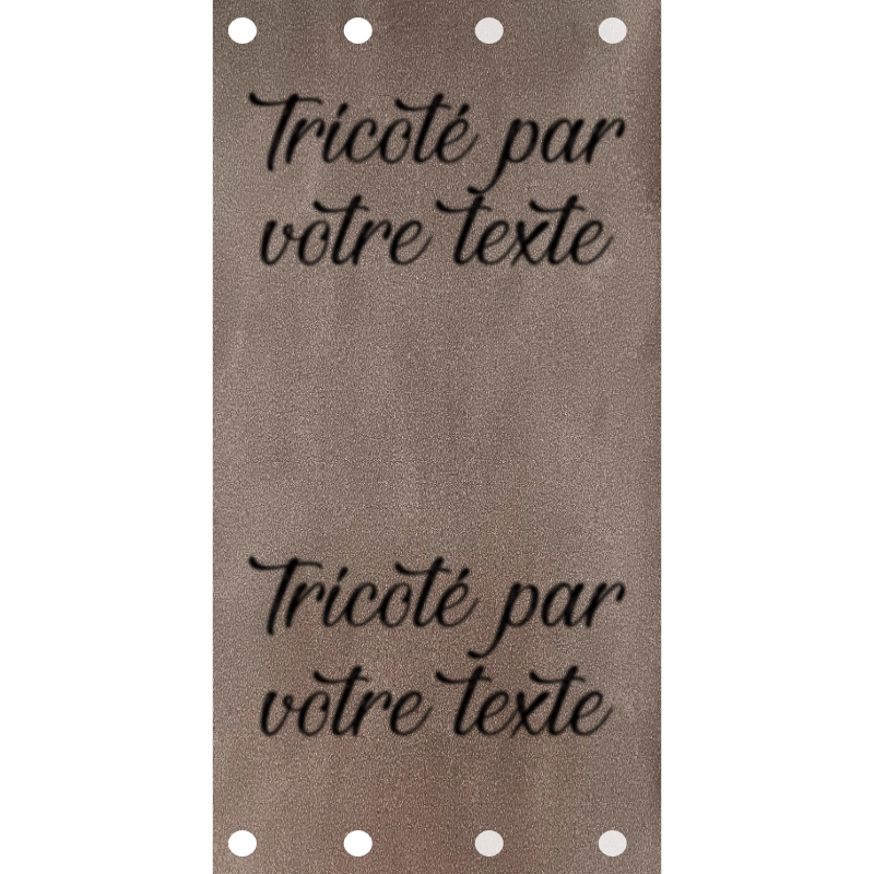 Étiquette - Tricoté par "Votre Texte"