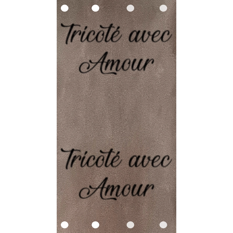 Étiquette - Tricoté avec Amour