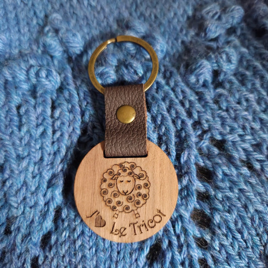 Porte-Clé - J'aime le Tricot