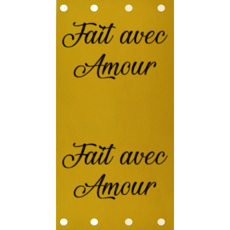 Étiquette - Fait avec Amour