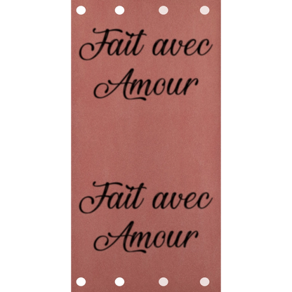 Étiquette - Fait avec Amour