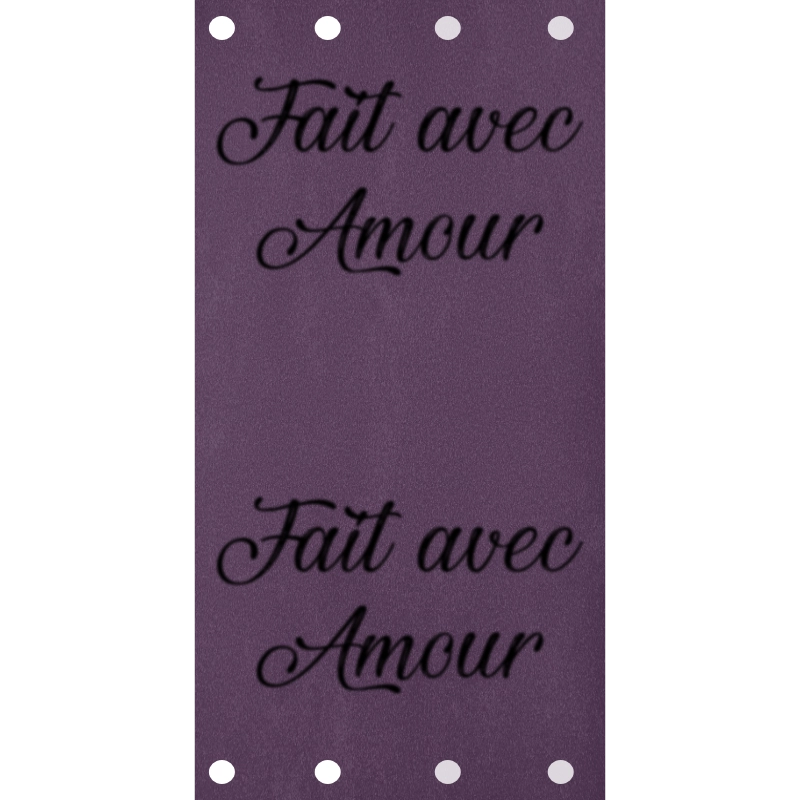 Étiquette - Fait avec Amour