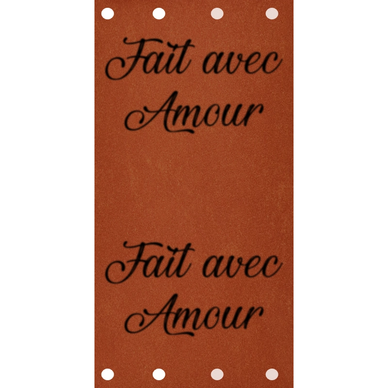 Étiquette - Fait avec Amour