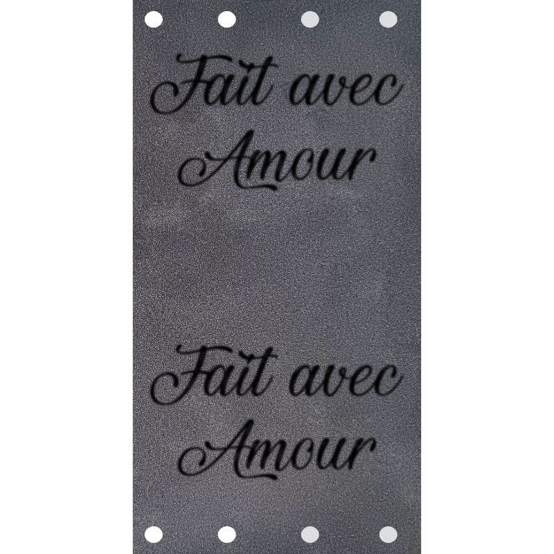 Étiquette - Fait avec Amour