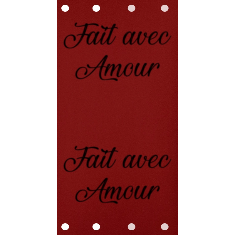 Étiquette - Fait avec Amour