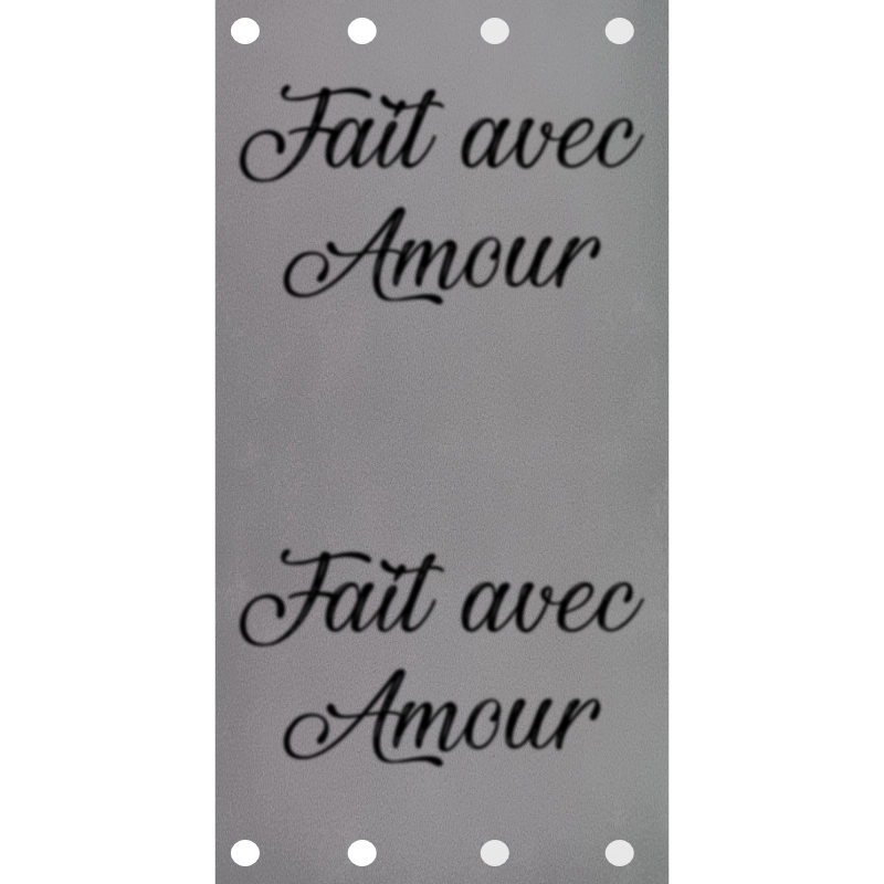 Étiquette - Fait avec Amour