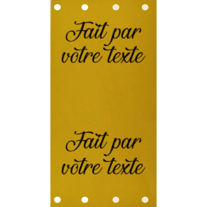 Étiquette - Fait par "Votre texte"
