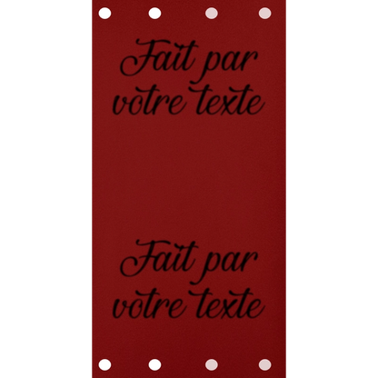 Étiquette - Fait par "Votre texte"