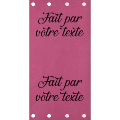 Étiquette - Fait par "Votre texte"