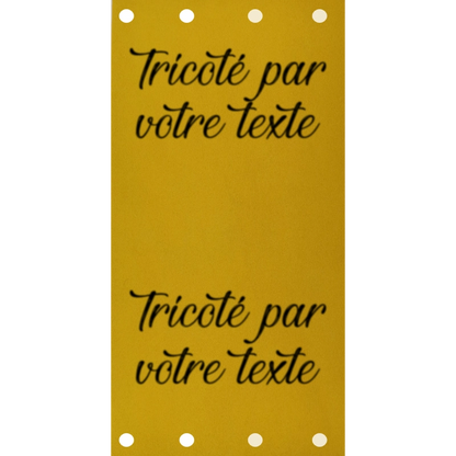 Étiquette - Tricoté par "Votre Texte"