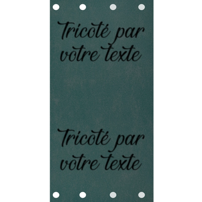 Étiquette - Tricoté par "Votre Texte"