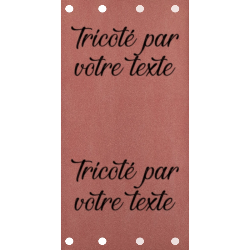 Étiquette - Tricoté par "Votre Texte"