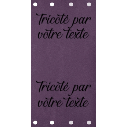 Étiquette - Tricoté par "Votre Texte"