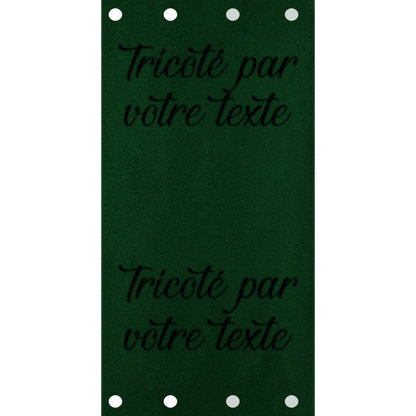Étiquette - Tricoté par "Votre Texte"