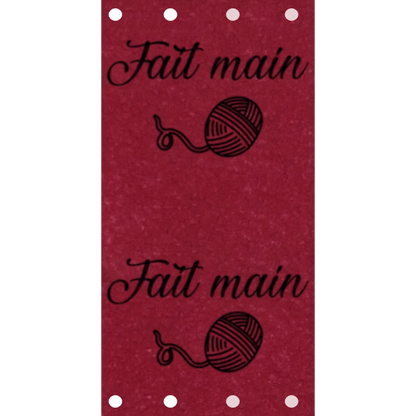 Étiquette - Fait Main