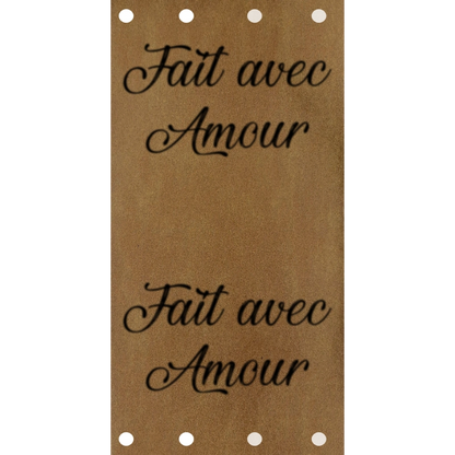 Étiquette - Fait avec Amour