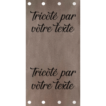 Étiquette - Tricoté par "Votre Texte"