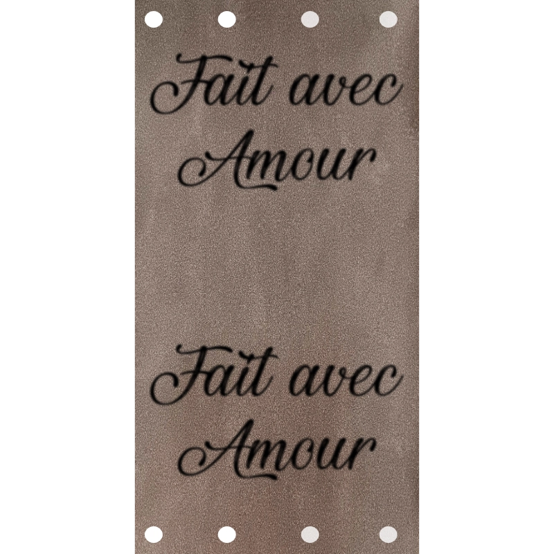 Étiquette - Fait avec Amour