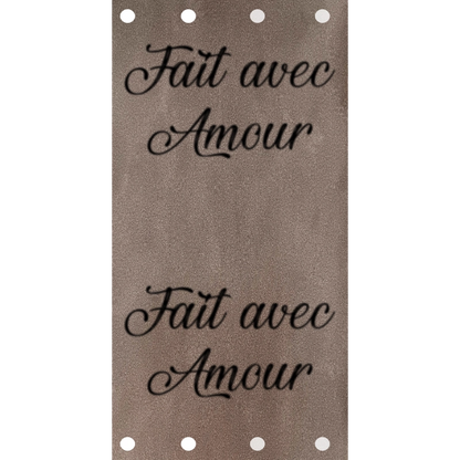 Étiquette - Fait avec Amour