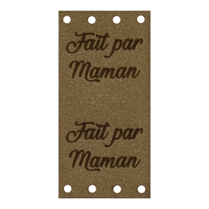 Étiquette - Fait par Maman