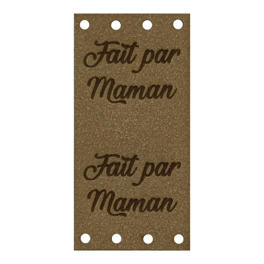 Étiquette - Fait par Maman