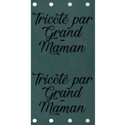 Étiquette - Tricoté par Grand-Maman