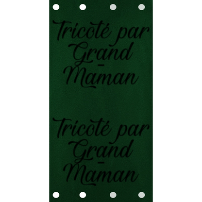 Étiquette - Tricoté par Grand-Maman