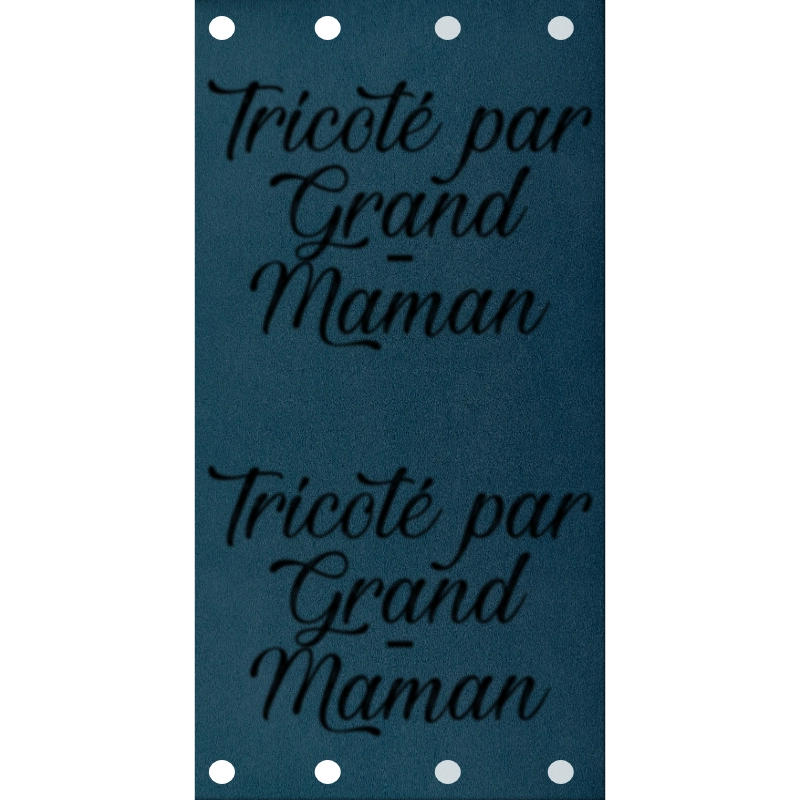 Étiquette - Tricoté par Grand-Maman