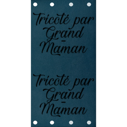 Étiquette - Tricoté par Grand-Maman