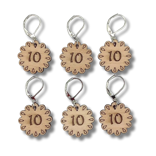 Stitch Markers - Counter "10"