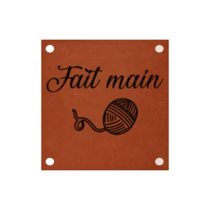 Étiquette - Fait Main Carrée