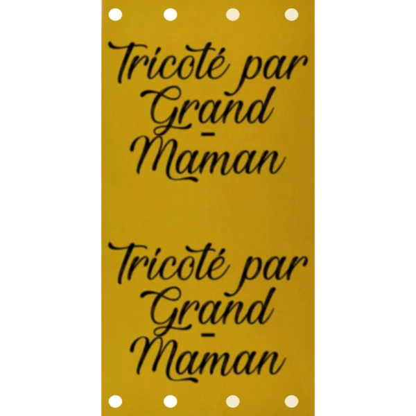 Étiquette - Tricoté par Grand-Maman – Image 7