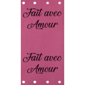 Étiquette - Fait avec Amour