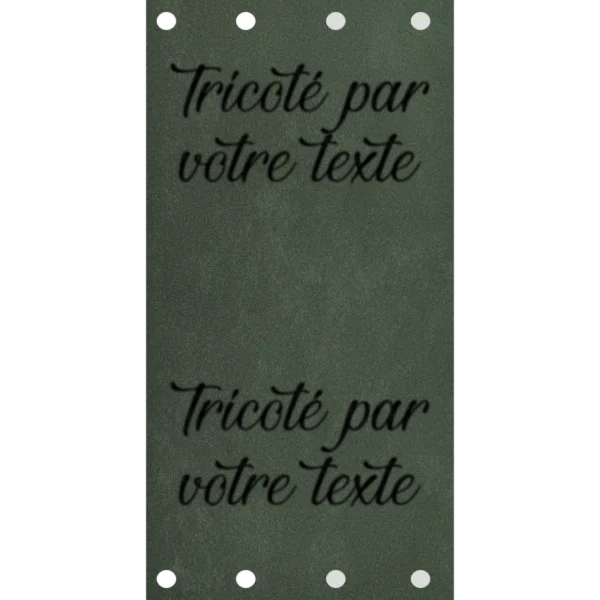 Étiquette - Tricoté par "Votre texte" – Image 3