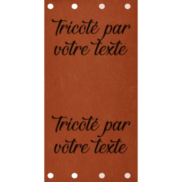Étiquette - Tricoté par "Votre texte" – Image 6