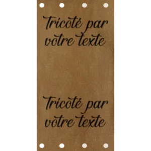 Étiquette - Tricoté par "Votre texte"