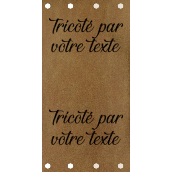 Étiquette - Tricoté par "Votre texte"