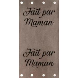 Étiquette - Fait par Maman