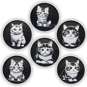 Sous-Verres - Gentil Chat